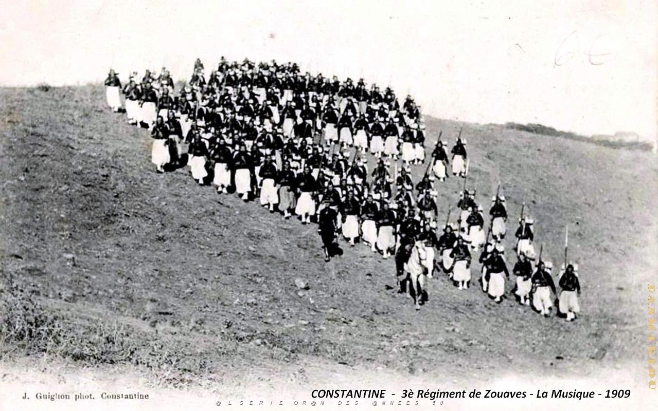 Constantine - 3e Zouaves - Musique - 1909.jpg